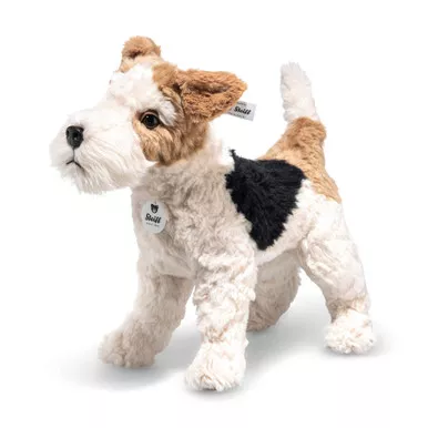 Steiff Foxy Fox Terrier Stuffed Dog