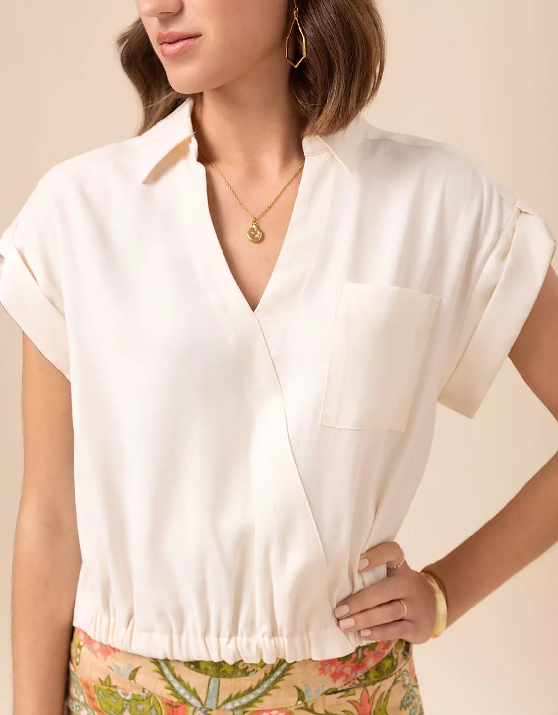 Stevie Blouse Alabaster