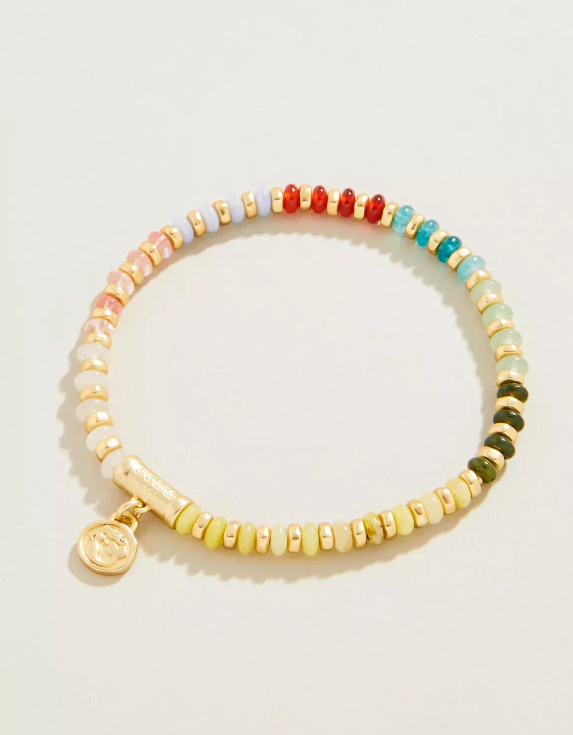 Stone Stretch Bracelet 4mm Multi