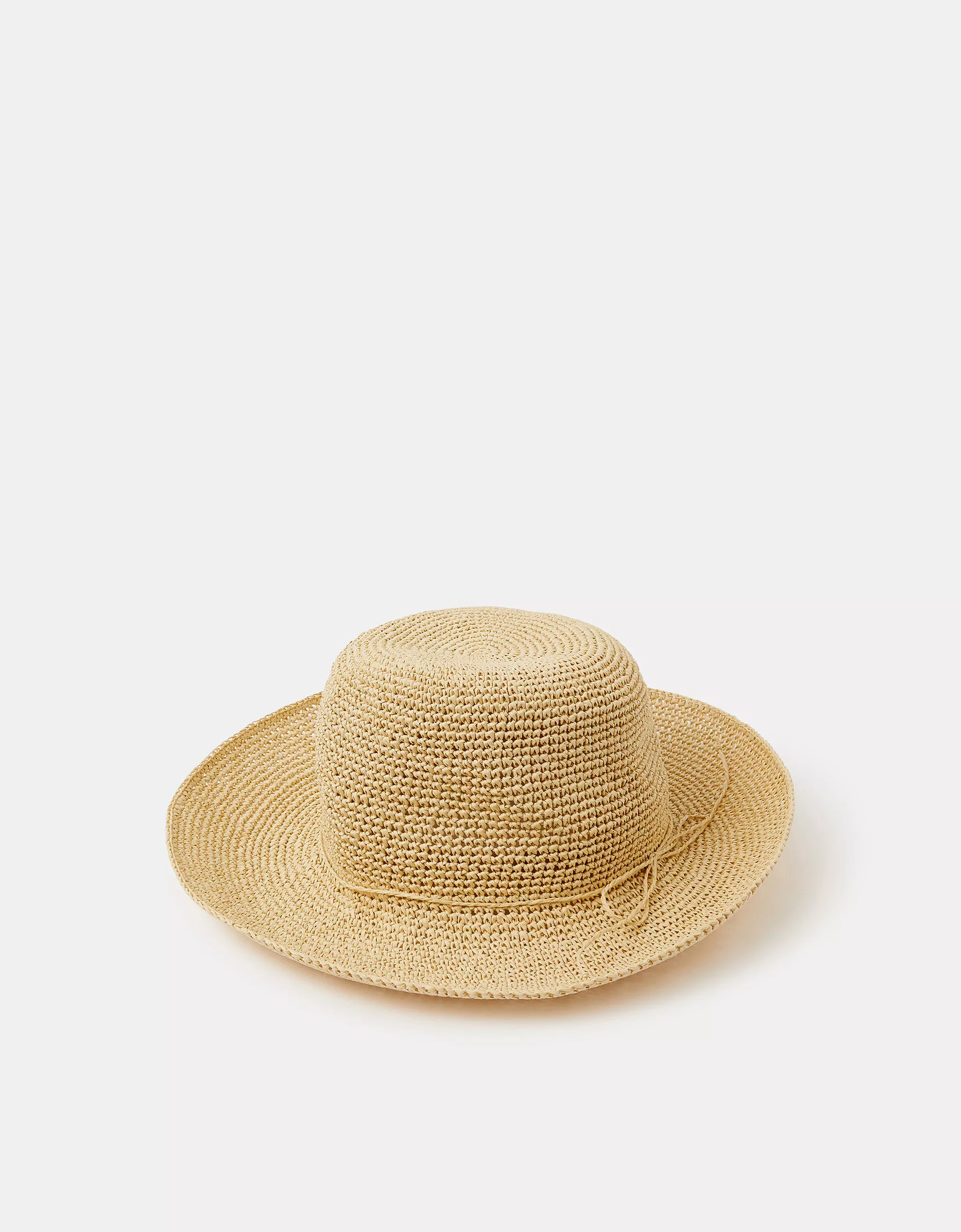 Straw Bucket Hat Natural