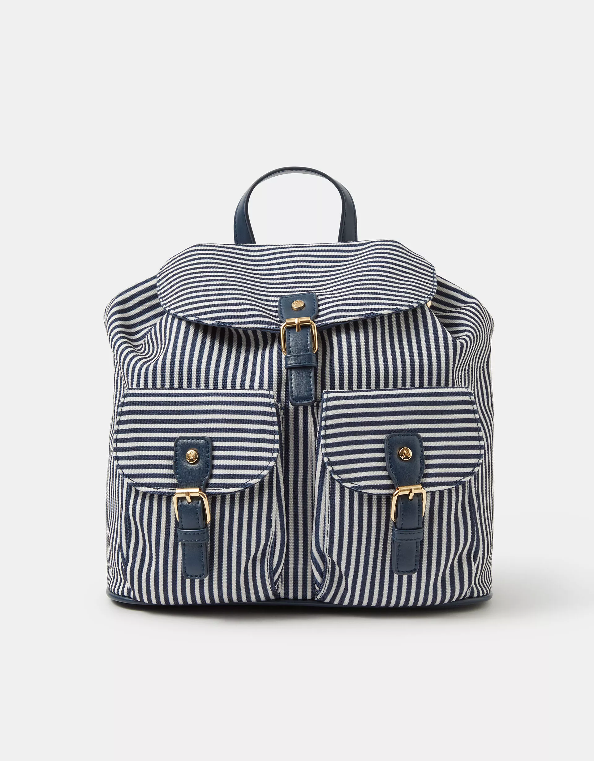 Stripe Print Backpack