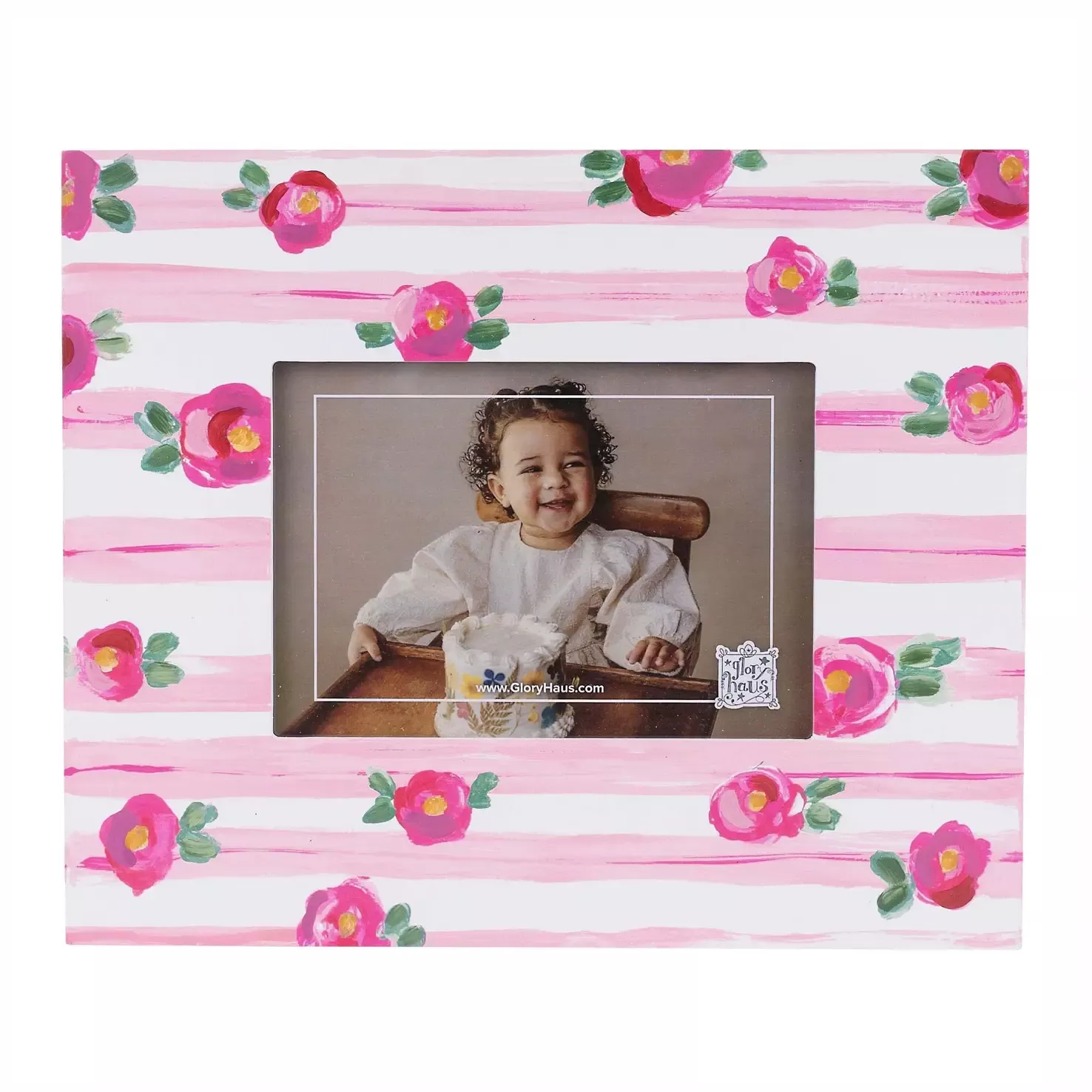 STRIPED FLOWER FRAME