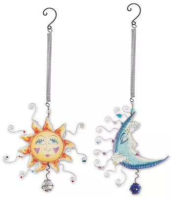 Sunset Vista Solar System Spring Dangle Bouncy Face