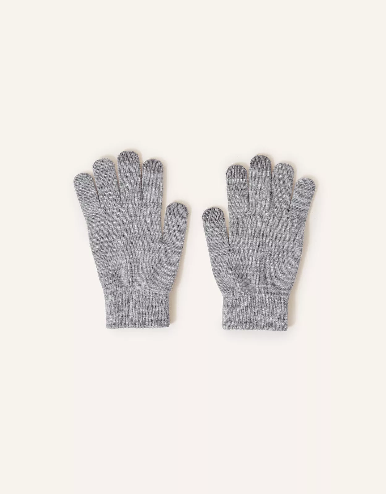 Super-Stretchy Touchscreen Gloves Grey