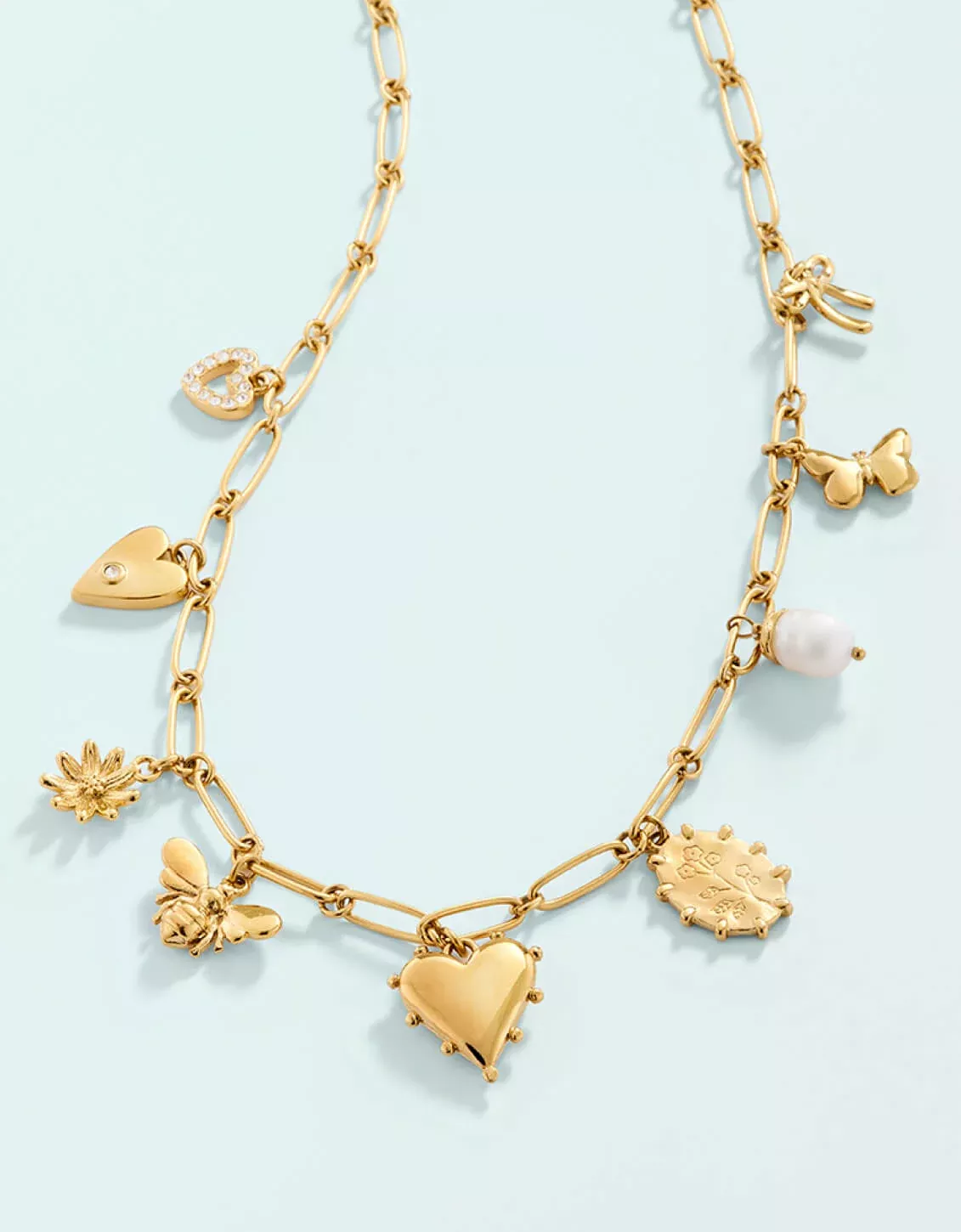 Sweet Charm Necklace 18"