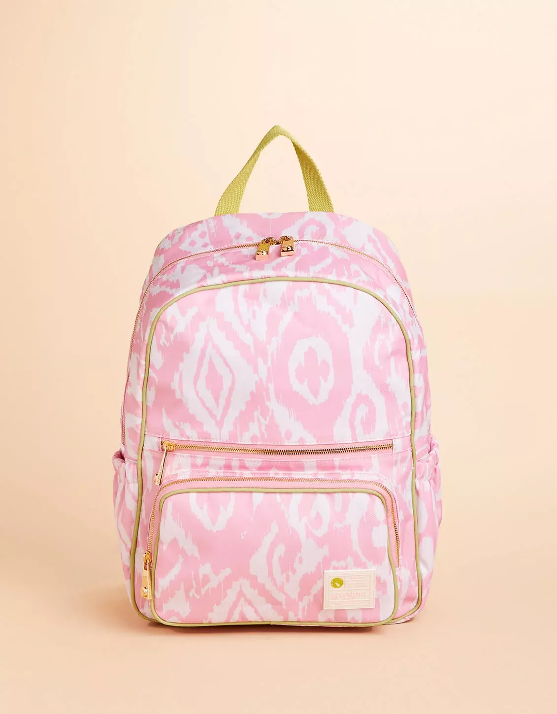 Tech Backpack Pink Ikat