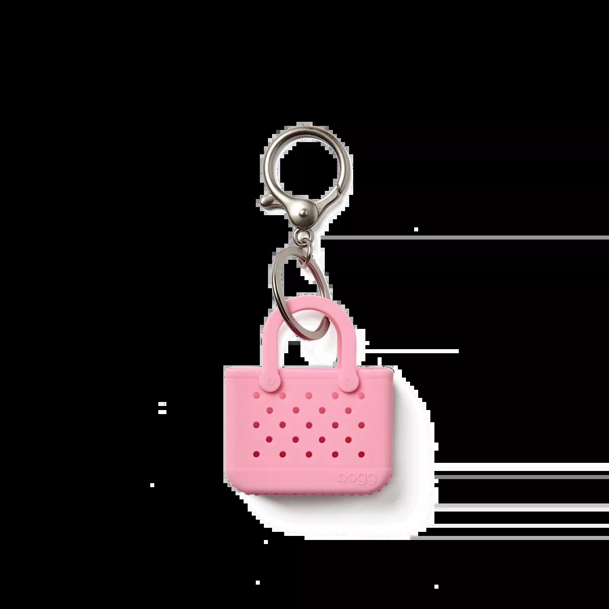 Tiny Tote Keychain - Blowing Pink Bubbles