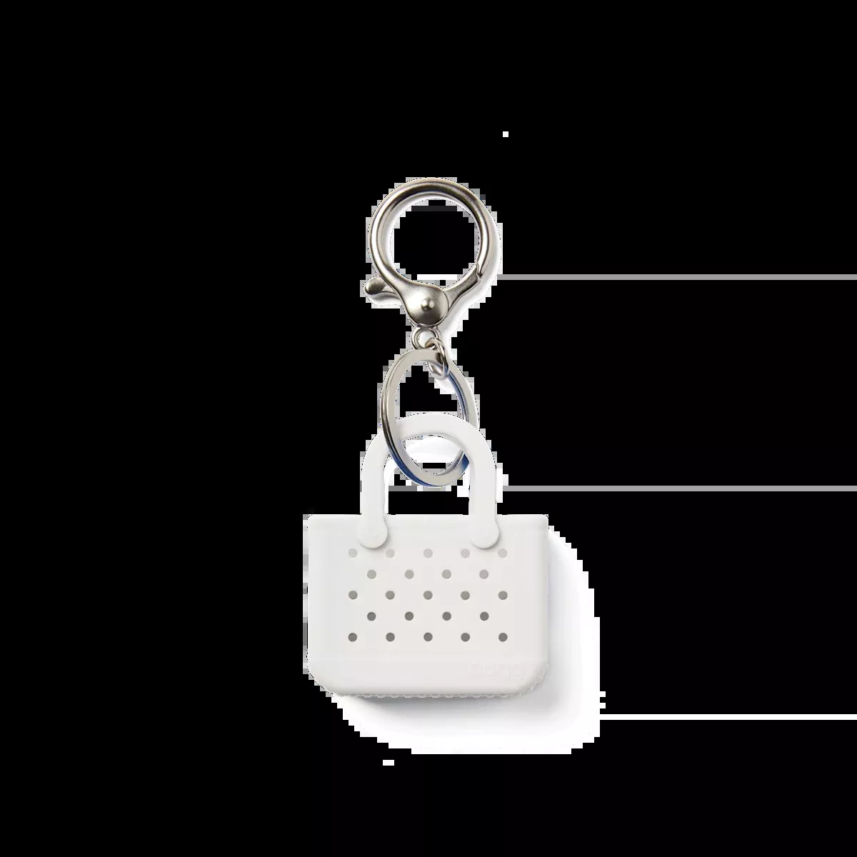 Tiny Tote Keychain - For Shore White