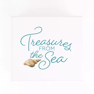 Treasures From The Sea Trinket Box
