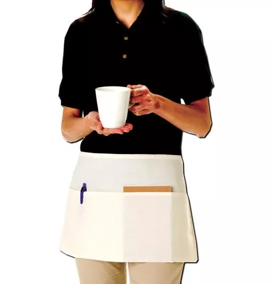 Two Pocket Promotional Waist Apron by the Dozen