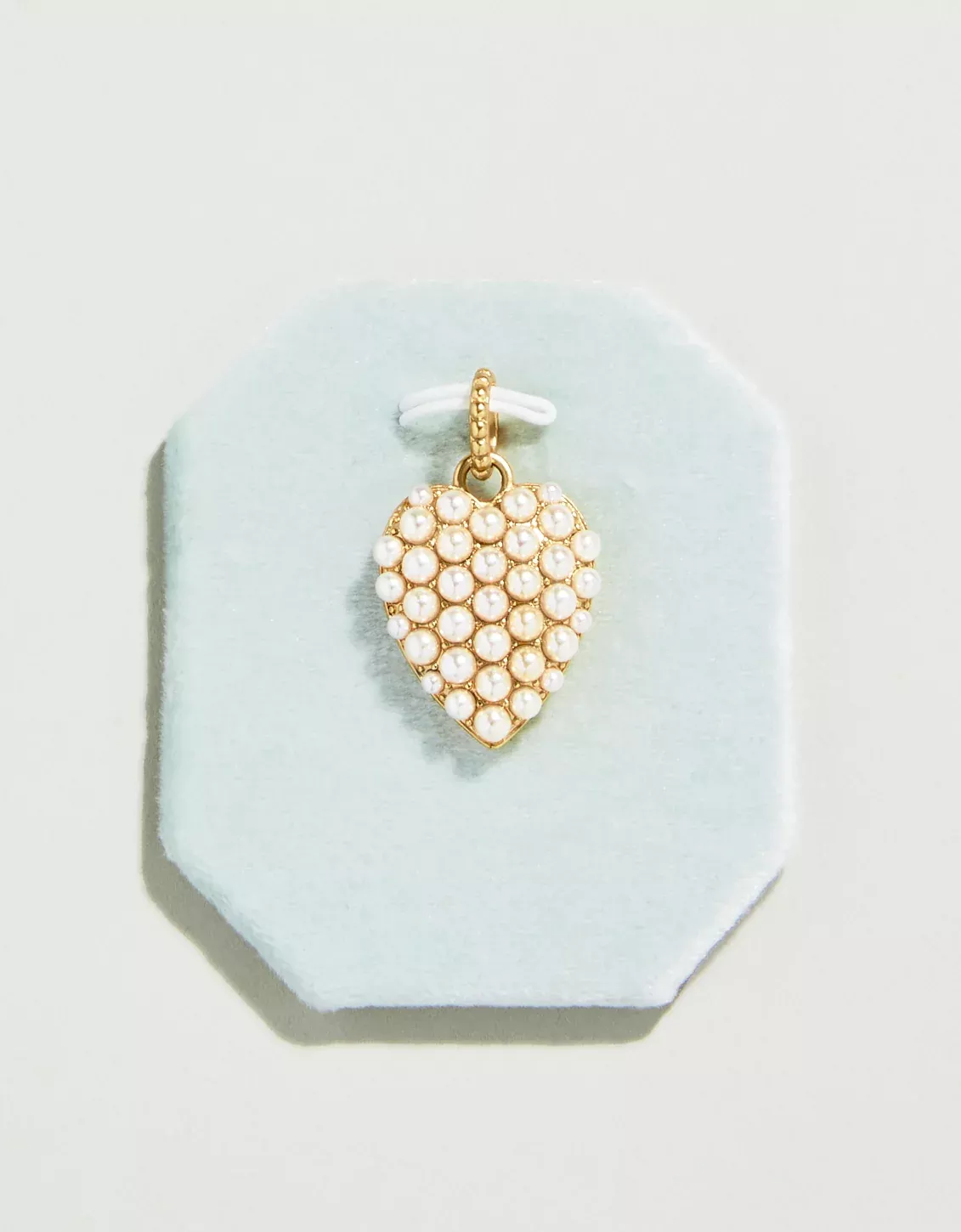 Uniquely You Charm Heart/Pearl