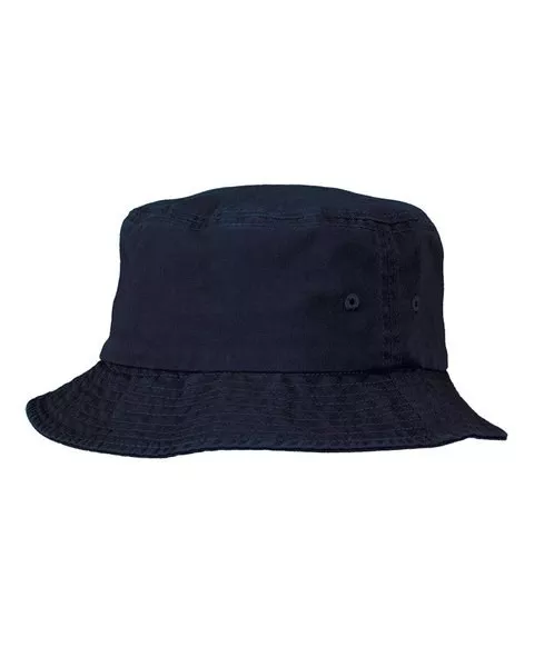 Valuecap 2050- Black- Bio-Washed Bucket Cap