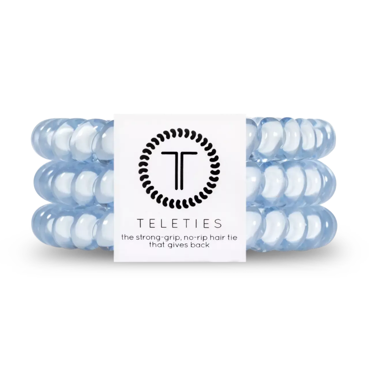 WASHED DENIM TELETIES