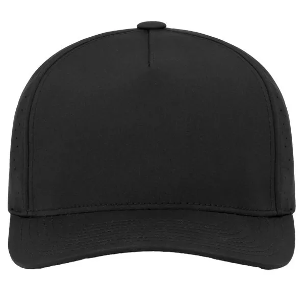Weekender P424- Black- Perforated Snapback Cap