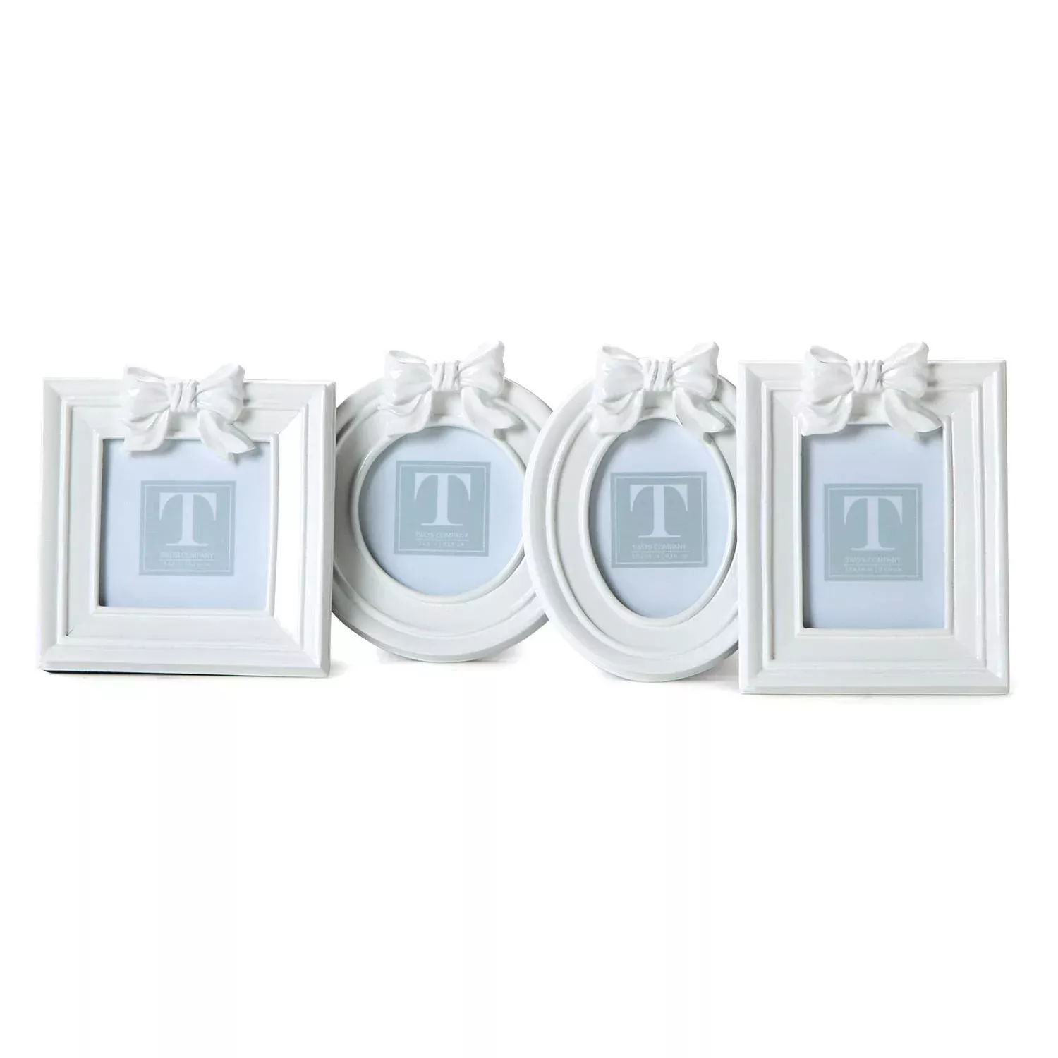 WHITE BOW MINI PHOTO FRAME