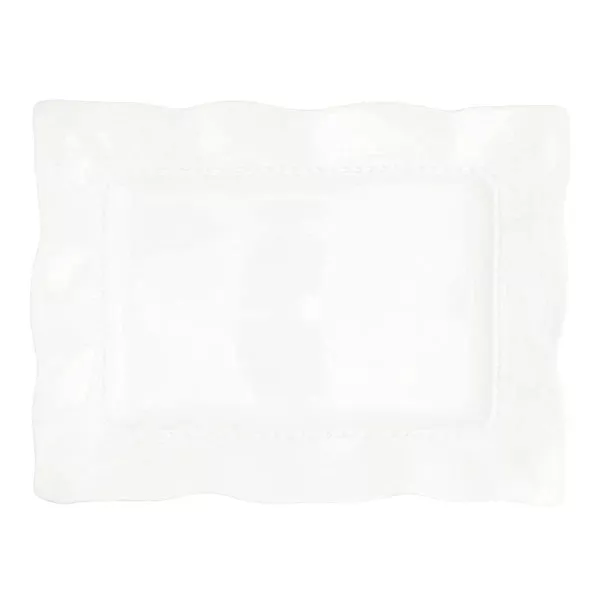 WILLIAMSON/MARLOWE: GIORNO WHITE RECTANGULAR PLATTER