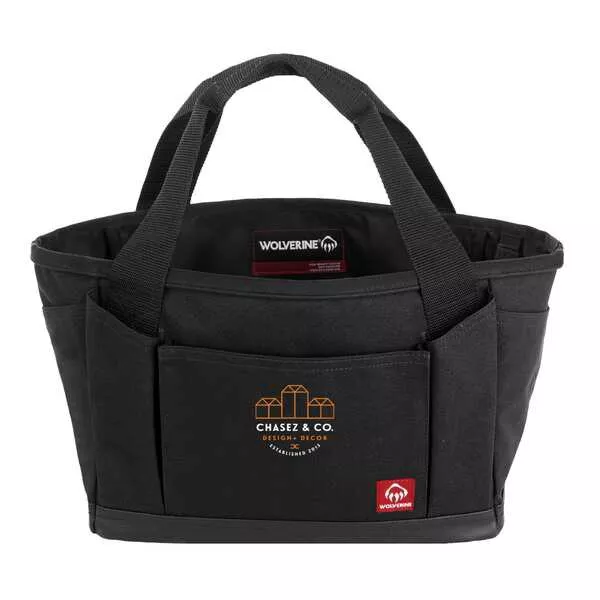 Wolverine 1883-09- Black- 13" 17-Pocket Tool Tote
