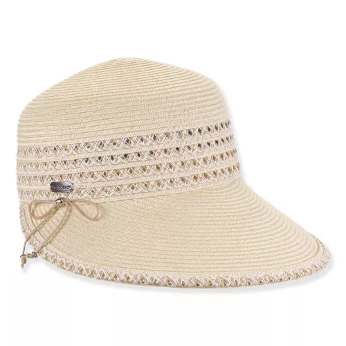 Womens Backless Cap | Adjustable | UPF 50+ | Sun N Sand | HH3491