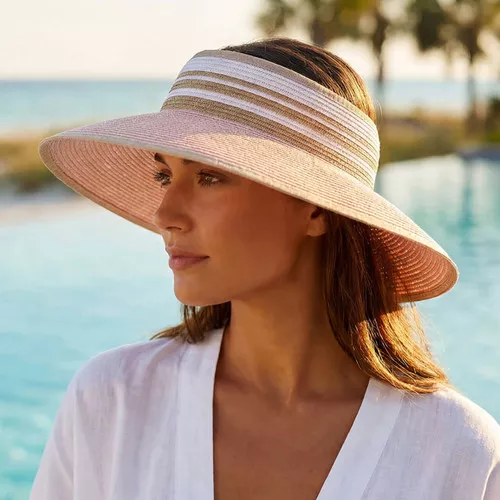 Womens Packable Rollup Visor | Adjustable Hook and Loop | UPF 50+ | Sun N Sand | HH3555