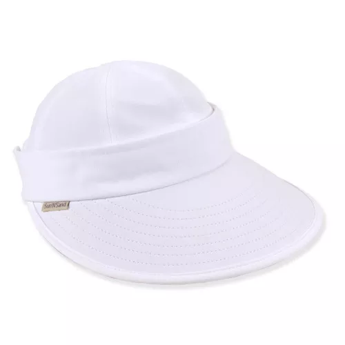 Womens Visor Cap | Adjustable Hook and Loop | UPF 50+ | Sun N Sand | HH3586