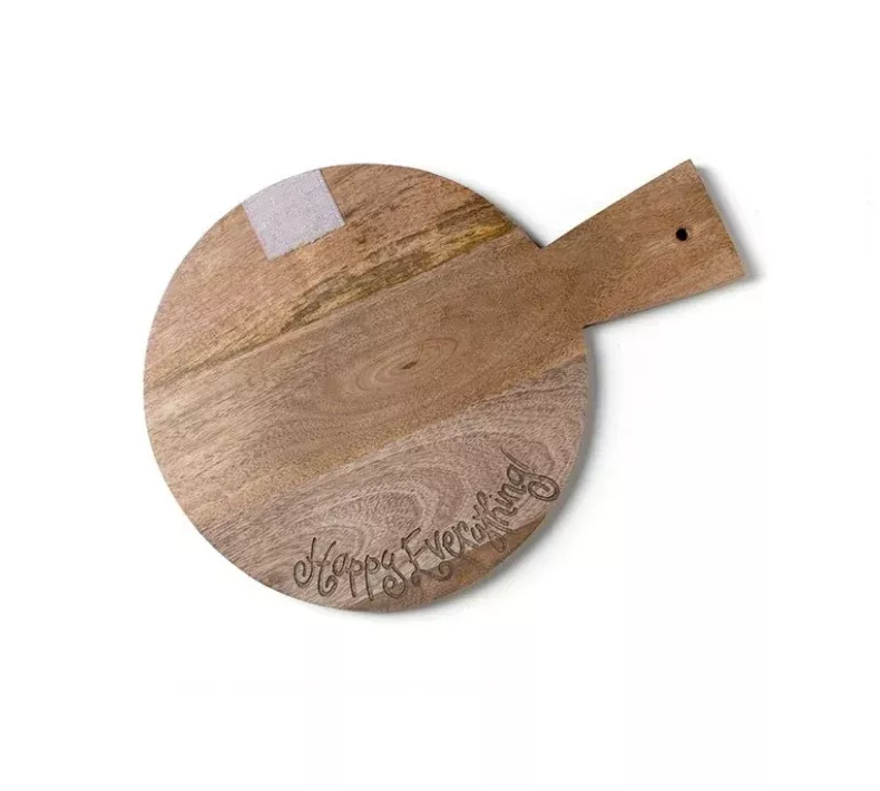 WOODEN MINI HAPPY EVERYTHING SERVING BOARD