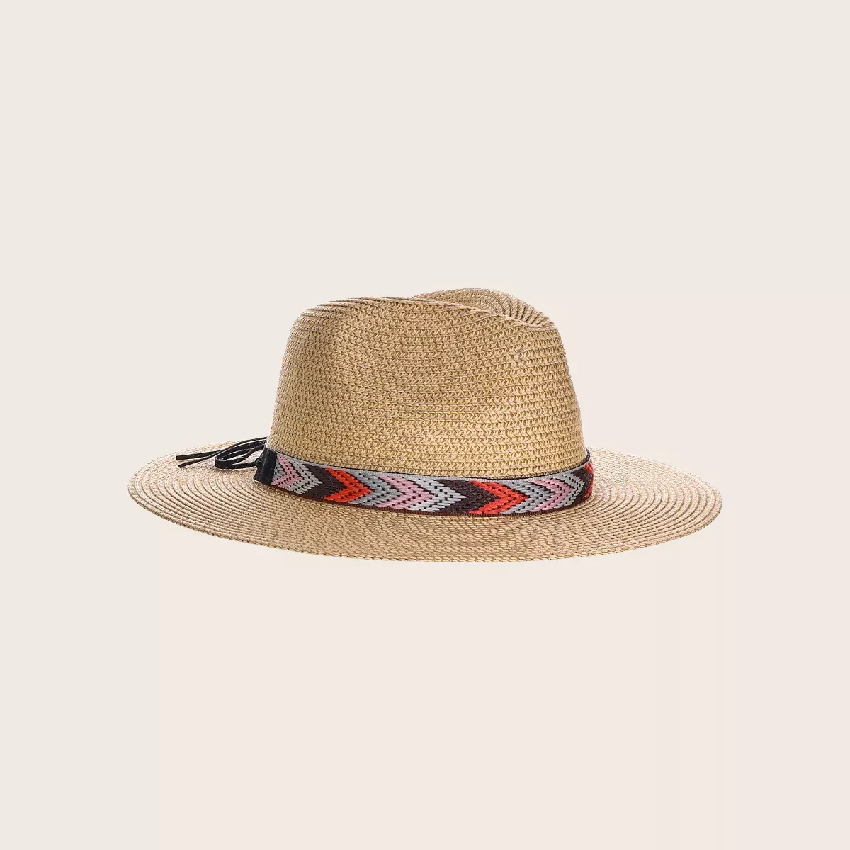 Woven Braid Aztec Design Safari Hat